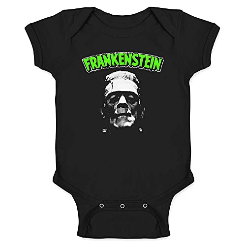 Image of Pop Threads Frankenstein Horror Movie Monster Boris Karloff Infant Baby Boy Girl Bodysuit