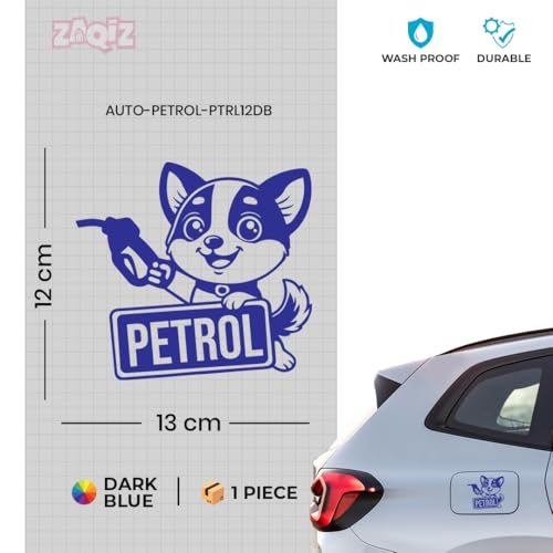 Image of Bright Petrol Sticker for Car Fuel Cap (Dark Blue)