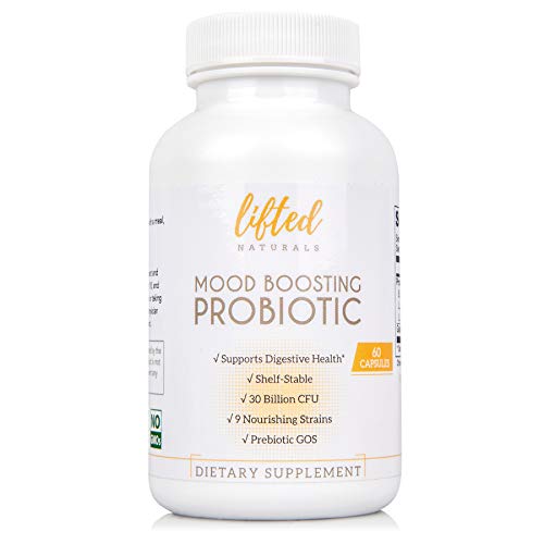 Probiotic - Mood Boosting Probiotic - Anxiety Formula w/GOS Prebiotic - Probiotics