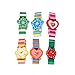 Produktbild Toyvian Holz Handwerk Cartoon Simulation Armbanduhren Armband Uhr Schreibwaren für Srudents Kinder 6 Stücke (Zufällige Farbe)