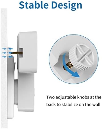 Plug Adapter, Mscien Extension Plug with 3 USB, 3 Way Multi Plug Adaptor UK with 180 Degree Rotation Button, Wall Plug Extender Individual Switches, Surge Protected Multiplug Socket Adapter
