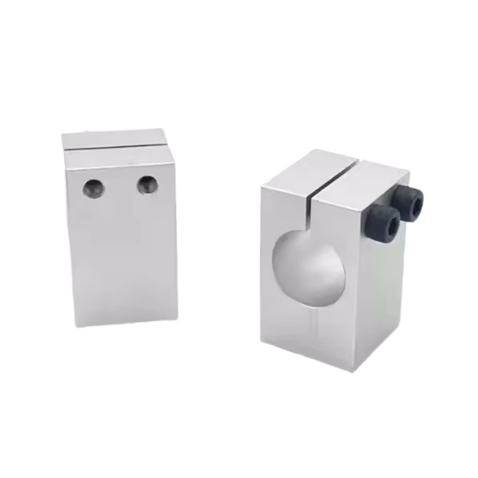 Support de fixation d'arbre en alliage d'aluminium, 1 pièce, pince de fixation de pilier avec arbre de guidage parallèle fileté(Bore diameter - 30mm)