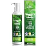 Folliculitis Treatment Scalp Psoriasis Shampoo: Scalp Cleanser for Seborrheic Dermatitis, Psoriasis, Acne, Dry & Itchy Scalp — Sulfate-Free