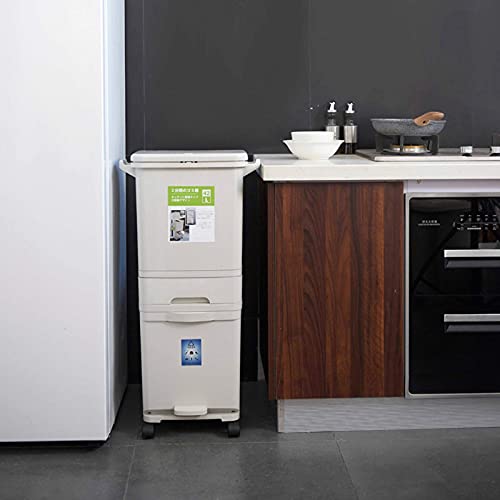 Mülleimer Küche LKW mit Mülltrennsystem Mülltrennsystem 4-fach Abfalleimer Küche – Bild 8