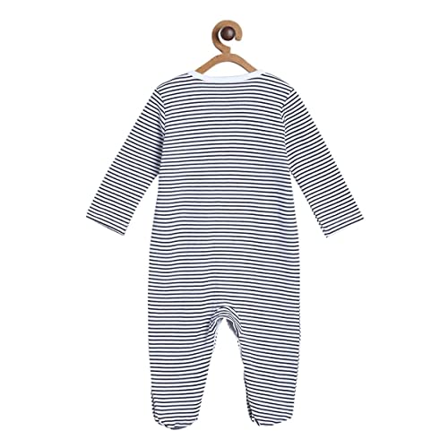 Image of miniklub Boys Pack of 2 Printed Pure Cotton Sleepsuits