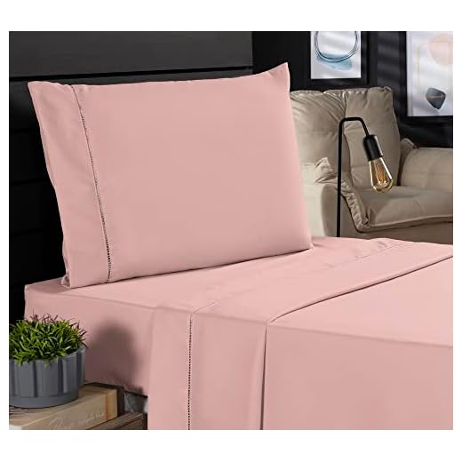 Jogo de Cama Classic Solteiro Percal 400 Fios Ponto Palito 03 Peças, Antiácaro, Anti-pilling com Toque Macio - Rosê