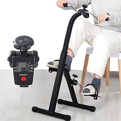 Ejercitador de piernas plegable con resistencia ajustable y pantalla LCD miniatura 3