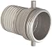 Dixon MA300 Aluminum Hose Fitting, King Short Shank Suction Coupling, 3" NPSM Male x 3" Hose ID Barbed