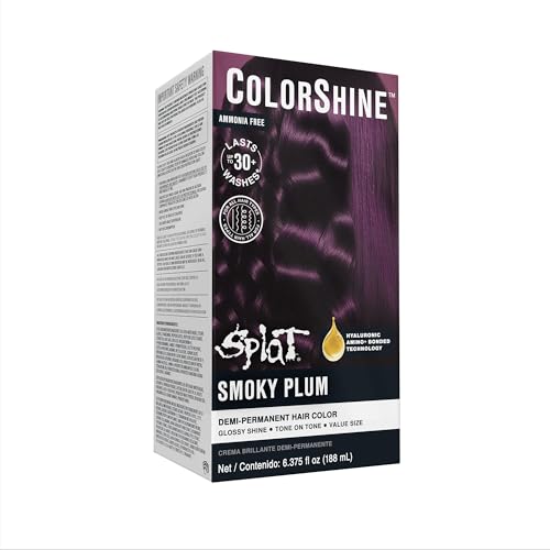 Splat ColorShine Demi-Permanent Hair Color, Smoky Plum