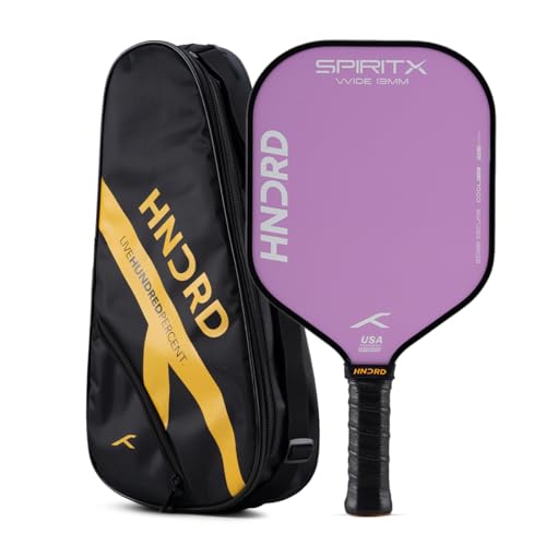 Image of Hundred Spirit X Pop - Pickleball Paddle | 13mm Core | Wide Body Power Paddle | Enhanced Sweet Spot | Ideal for Beginners & Intermediate Players | Free Paddle Bag