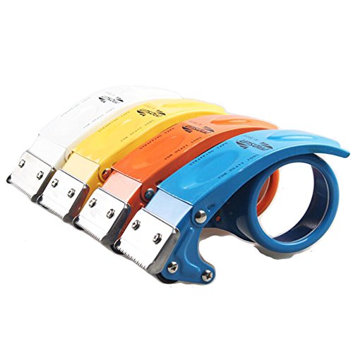 PROSUN Klebebandabroller,mit extra Klinge Verpackung Karton fadensiegelung Cutter,48 mm/50 mm (5,1 cm) Blau