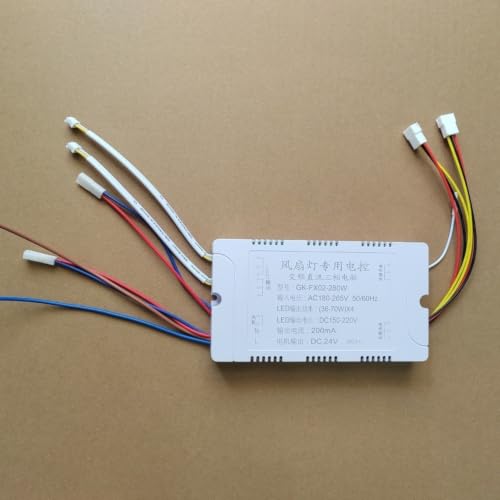 Control remoto DC Inverter GK-FX02-280W para reparar ventiladores sin señal y regular brillo 7