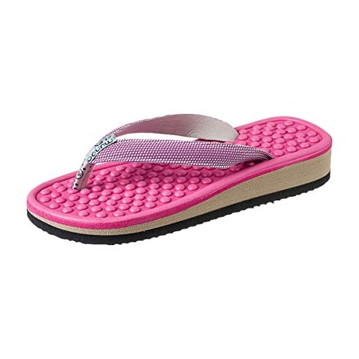 Chinelo de Dedo Anabela para Esporão e Fascite Plantar Mundoflex - Pink