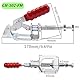 CEEYSEE 1 Stück Schnellspanner GH-302-FM Verstellbar Kippklemme 136KG Push Pull Werkstückschweißklemme Schnell Fixiert Toggle Clamp für Zimmerei, Maschinenbetrieb (GH-302-FM)