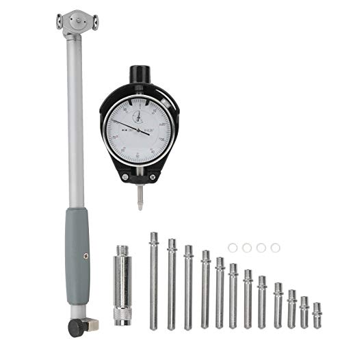 2-6in X 0.001in Hole Gauges Cylinder Measuring, Highstrength Tool Steel, Easy to Use, for Machining Processes, with Thick Stainless Steel Handle, Various Probes and