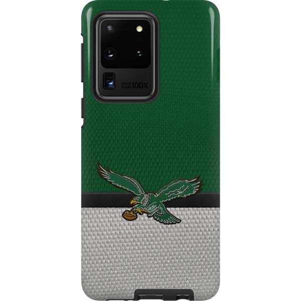 Skinit Pro Phone Case Compatible with Galaxy S20 Ultra 5G - Officially Licensed NFL Philadelphia Eagles Vintage Design