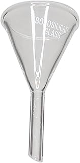 GSC FUNNEL-SS-40-12, Borosilicate Glas Short Stem Funnel, 40mm Opening, Pack of 12