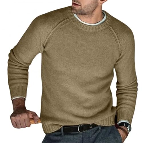 Pull tricoté chaud pour homme pull décontracté manches longues col rond - 2