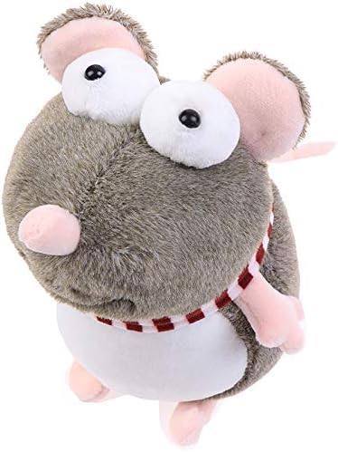 Tylyund Peluches 21cm Suave Ojos Grandes Rata Juguete De Felpa Animal De Dibujos Animados Divertido Ratón Muñeco De Peluche Juguetes De Simulación Decoración del Hogar Regalo De Cumpleaños para Niños