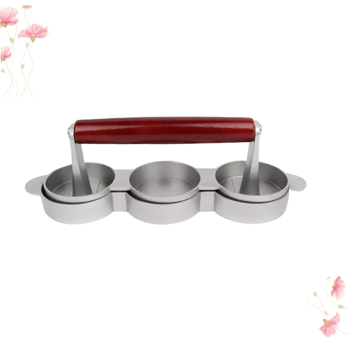 ibasenice 2stücke Burger Maker Press Tool Mit Fächern Hamburger Patty Presse Antihaft Burgerform Für Gleichmäßige Frikadellen Für Zuhause Und