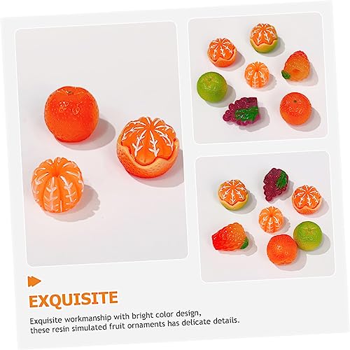 Ornements de fruits en résine pour bricolage et déco de coque - 4