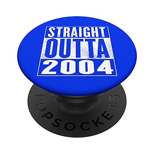 2004 Cumpleaños - Straight Outta 2004 PopSockets PopGrip Intercambiable