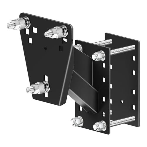 Qualward Spare Tire Mount Bracket for Trailer & Carrier - 160lbs Capacity, Fits 5 & 6 & 8 Lugs Wheels on 4.5