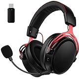 Gifychen Gaming Headset, 2.4G Wireless Gaming Headset für PS4/5 Xbox One, kabelloser Surround-Gaming-Kopfhörer mit Noise Cancelling-Mikrofon für Laptop, Mac, Nintendo NES-Spiele