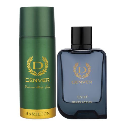 Denver Hamilton 150ml & Chief 100ml | Deodorant & Perfume Combo for Men