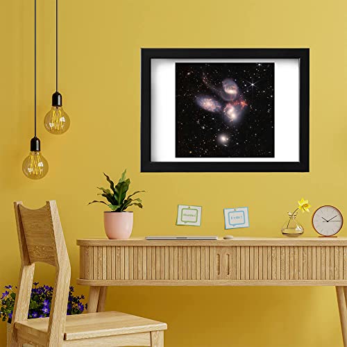 Télescope James Webb Stephan Quintet Poster Grand Format L