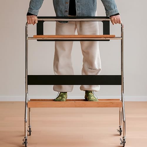 Soporte móvil para TV ajustable con ruedas miniatura 7
