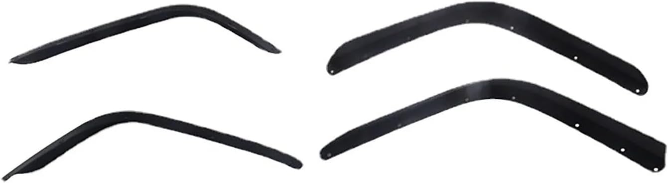 4pcs Car Wheel Mudguards Fender Flares Wheel Eyebrow Trim Compatible with Jeep Wrangler JL 2018+ Low Fender Models