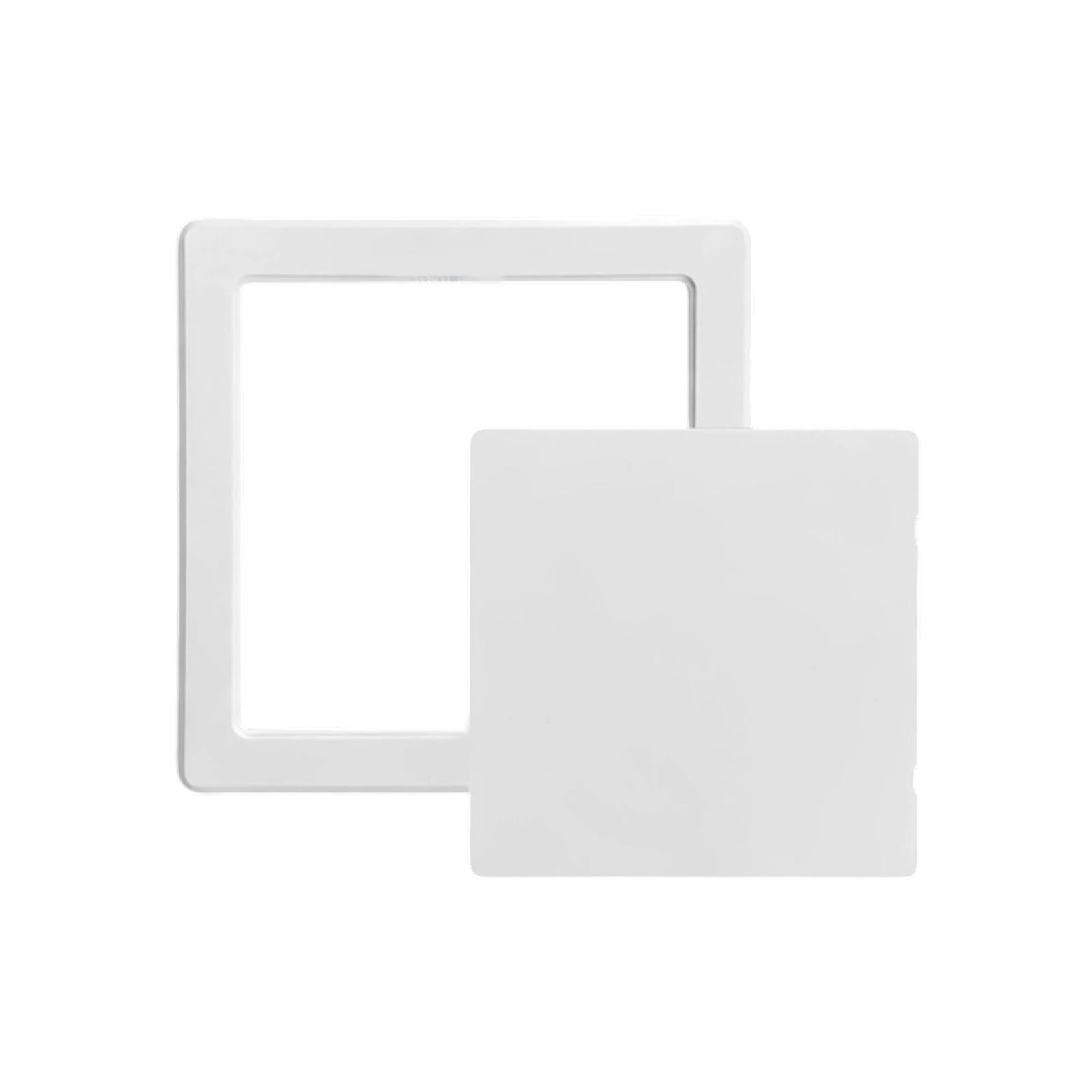 Adhesive Inspection Hole Cover Removable Hinged Access Hatches Door for Ceiling Wall Ventilation Openings Access Door Wall Ceiling White Hatches Cover