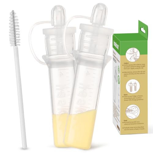 Image of haakaa Colostrum Collector Kit for Collecting & Newborn Feeding, 4ml-2pcs