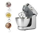Kenwood Prospero Plus KHC29.A0SI Standmixer zum Backen, kompakt, 4,3 Liter, 3 Schüssel-Werkzeuge, 1000 W, Silber