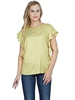 PATRORNA Womens Plus Size Raglan Sleeve Asymmetric Top (PSL6S050_Cream_10XL)
