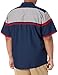 Red Kap Men's Standard Performance Tech Shirt, Navy/Red/Light Grey, Large Tall