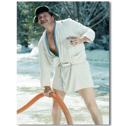 Generic Funny Movie Bathroom Art - Comedy Cousin Eddie Poster - Black And White Canvas Prints - Bathroom Wall Decor