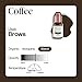 Perma Blend Luxe - Light to Dark Eyebrow Set with True Copper, Toasted Almond, Coffee, & Black Umber - Brown Permanent Eyebrow Pigment Kit - Vegan & Cruelty-Free - 4 Count (0.5 oz each)