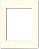 11x14 Matting for 8x10 Photograph or Artwork 4-Ply Bevel Cut Acid Free Matboard for picture framing Antique White