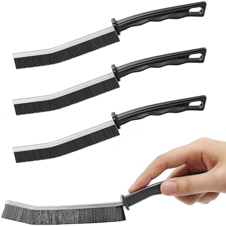 Gap Cleaning Brush Grout Cleaner Brush with Hard Handle Scrub Deep Tile Joints Stiff Angled Bristles for Showers, Bathtubs, Kitchens - Multi-Surface All-Around Household Cleaning Tool