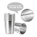 YOLCAR 8 Pack 6 oz Stainless Steel Cups for Kids, BPA Free Healthy Metal Shatterproof Stackable Drinking Cups
