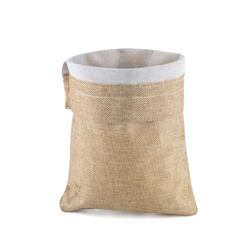CLYPY 20 sacchetti di iuta da 40 x 60 cm, grandi con coulisse per Natale e giardino