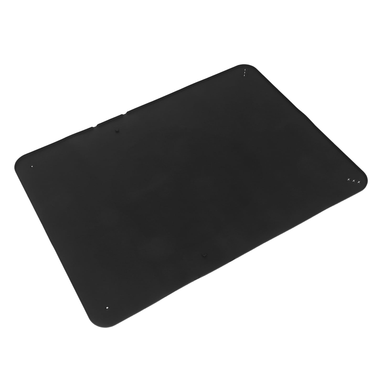 KALLORY Porta Traversine Cani 60x90 in Silicone Nero con Protezione Antiscivolo per Addestramento Toilette, Tappetini Lavabili per Cani con Opzioni Salvaspazio e Parete