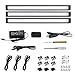 Produktbild KARA-LUMEN LED Unterbauleuchte Küchenleuchte, 30cm 12V Lichtleiste, Dimmbare, Warmweiß 3000K, 3 pack Kit Schwarz, Schrankleuchte Vitrinenbeleuchtung, Alle Zubehör inkl. [Energieklasse A+]