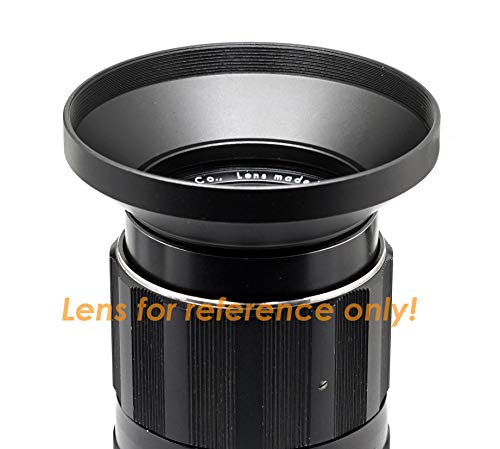 Image of Fotasy 39mm Wide Angle Metal Lens Hood Shade for Nikon Canon Sony Lenses, Black (LW39)