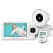 Project Nursery 5" High Definition Baby Monitor System with 1.5" Mini Monitor - White