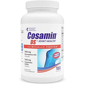Nutramax Cosamin® DS Joint Health Supplement with Glucosamine & Chondroitin for Men’s & Women’s Joint Health, 180…