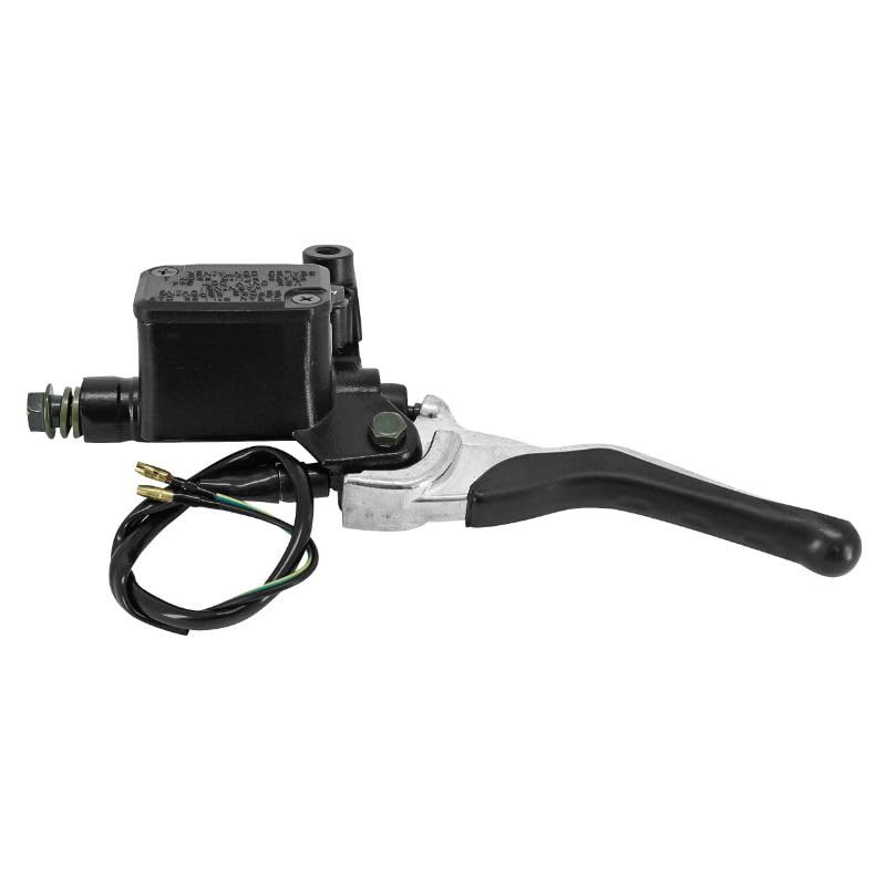 cyclingcolors leva pompa freno moto scooter ciclomotore compatibile con yamaha aerox mbk nitro nero argento sinistra Cilindro Maestro