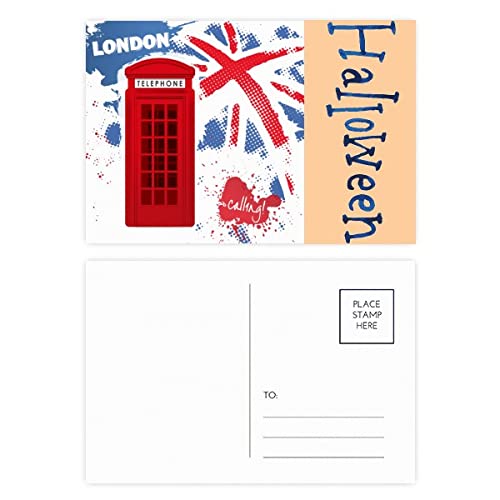 Cartes postales d'Halloween avec drapeau britannique : finissez-en avec la papeterie banale